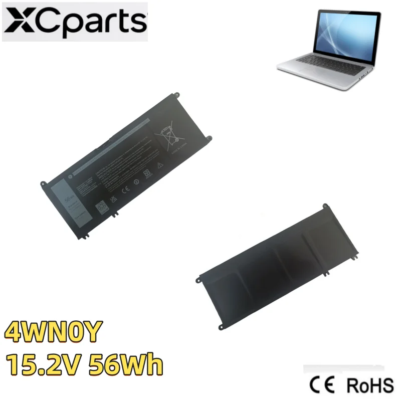 بطارية Xichen 4 خلية جديدة 15.2 فولت 56Wh 4WN0Y لأجهزة Dell Inspiron 13 7353 7577 7778 7779 9P3NW G4MX4 JYFV9 M245Y 4ICP5/57/79 Bateria