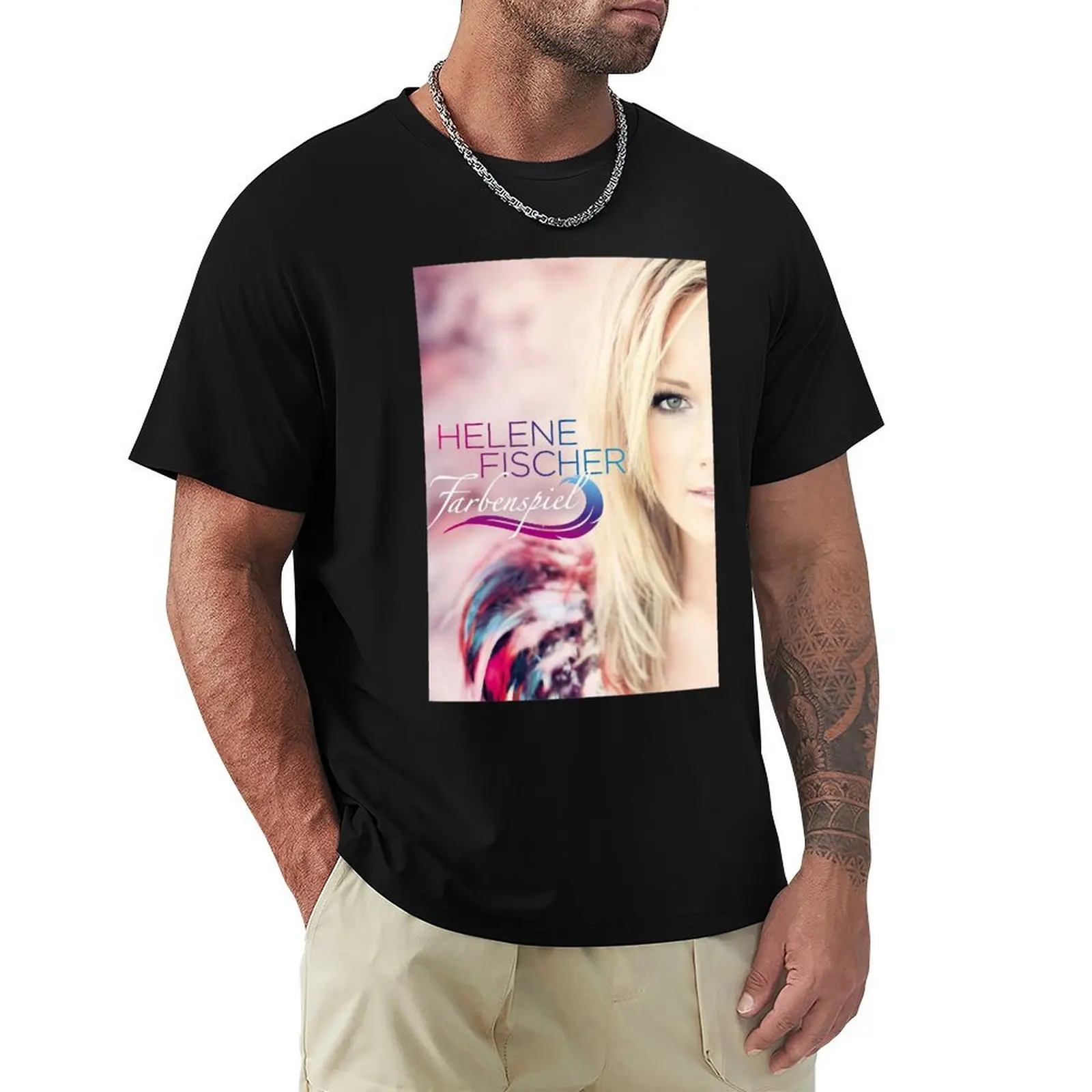 Day Gift Helene Fischer Cool Gifts T-Shirt Durable Work Wear T-Shirt