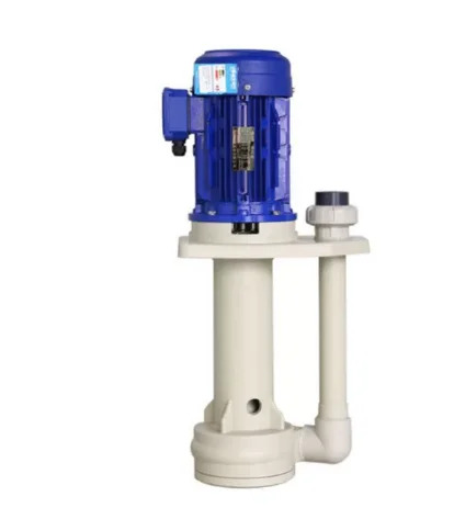 Vertical Pump in Anti-corrosion Tank 220V 380V Plastic Chemical Pump Vertical Acid and Alkali Resistant Submerged Pump