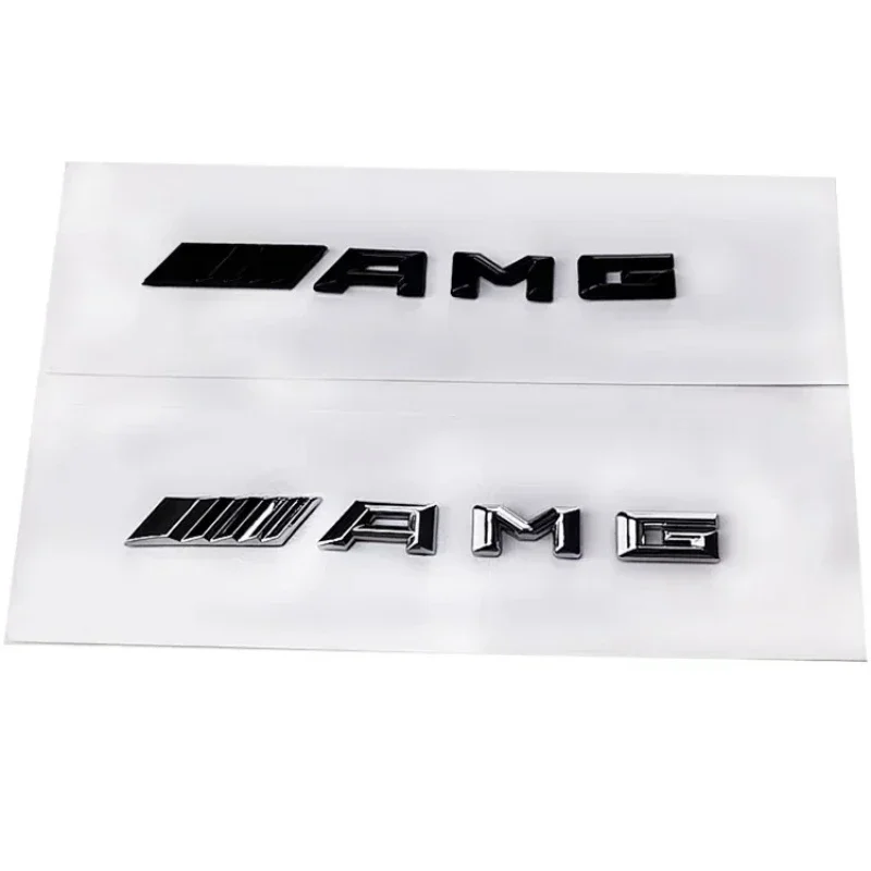 Car Interior AMG 3D Stereo Emblem Sticker for Mercedes Benz AMG Logo GLC GLE S-class W210 W211 W124 W176 W203 Decorative Badge