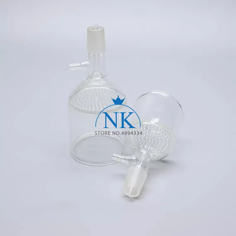 1PCS 35ml/60ml/100ml/150ml/250ml/500ml/1000ml Glass 24# Suction Filter Funnel with Glass Hole Filter Plate Science Lab Tools