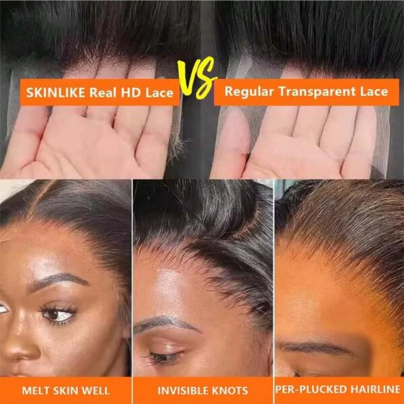250% الكثافة غلويليس 5x5 HD الدانتيل شعر مستعار أمامي طبيعي مستقيم 13x4 13x6 الدانتيل الشفاف باروكة من شعر طبيعي ارتداء والذهاب للنساء 42"