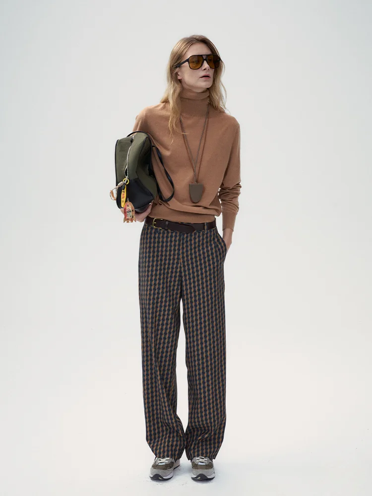 

Женские модные спортивные брюки Frontrowop в клетку, свободного кроя, с широкими штанинами, из полиэстеровой смеси, комфортные, стройнящие