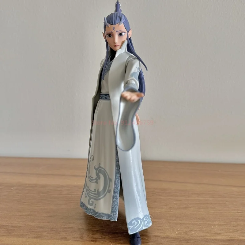 Original bandai s.h. figuarts nezha nascimento do demônio ne zha ao bing figuras de ação china anime brinquedo ornamento modelo brinquedos presente