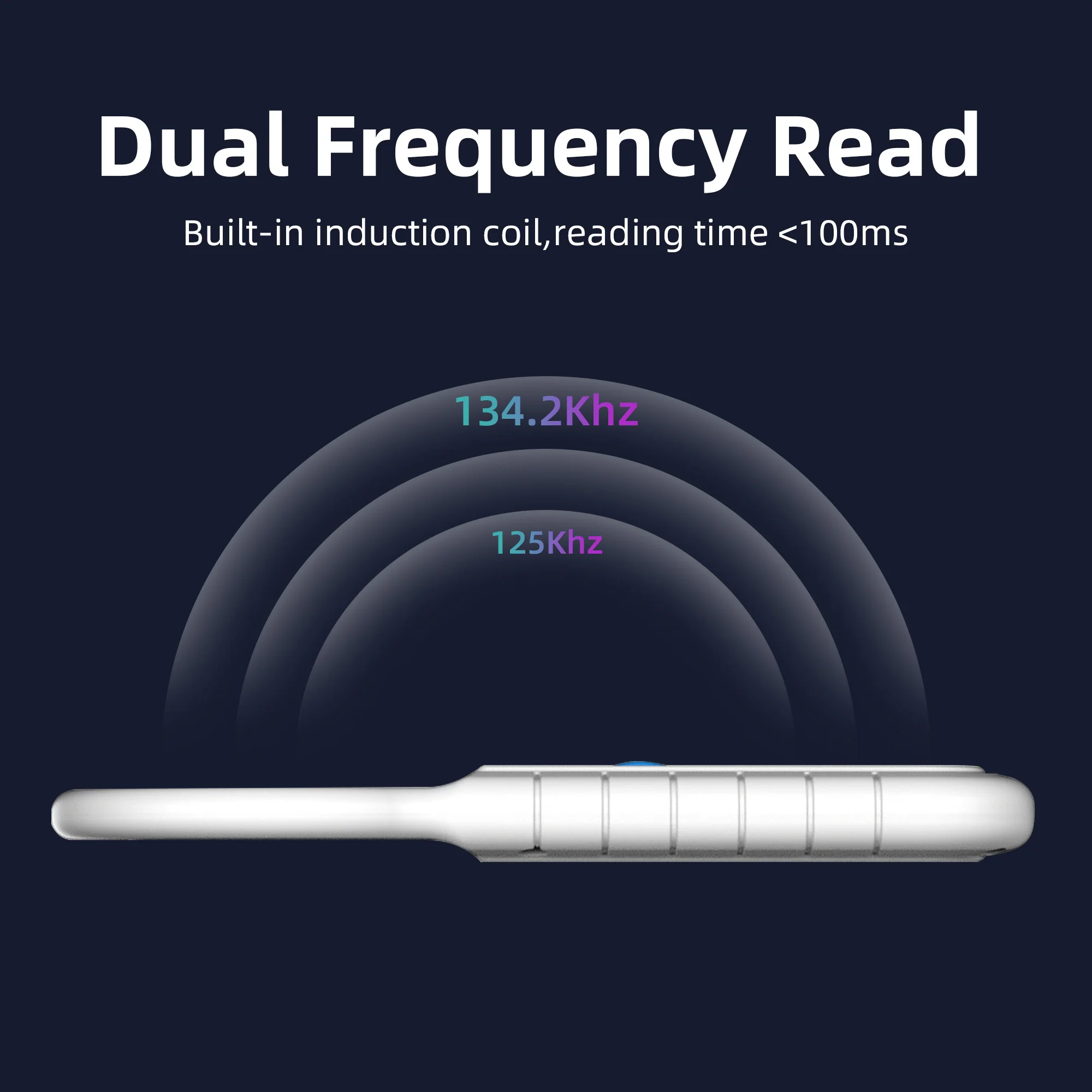 Portable 134.2KHz Animal RFID Identificacion Reader EMID FDX-B125KHz Pet Cat Fish Dog Cow Sheep Ear Tag Microchip Scanner