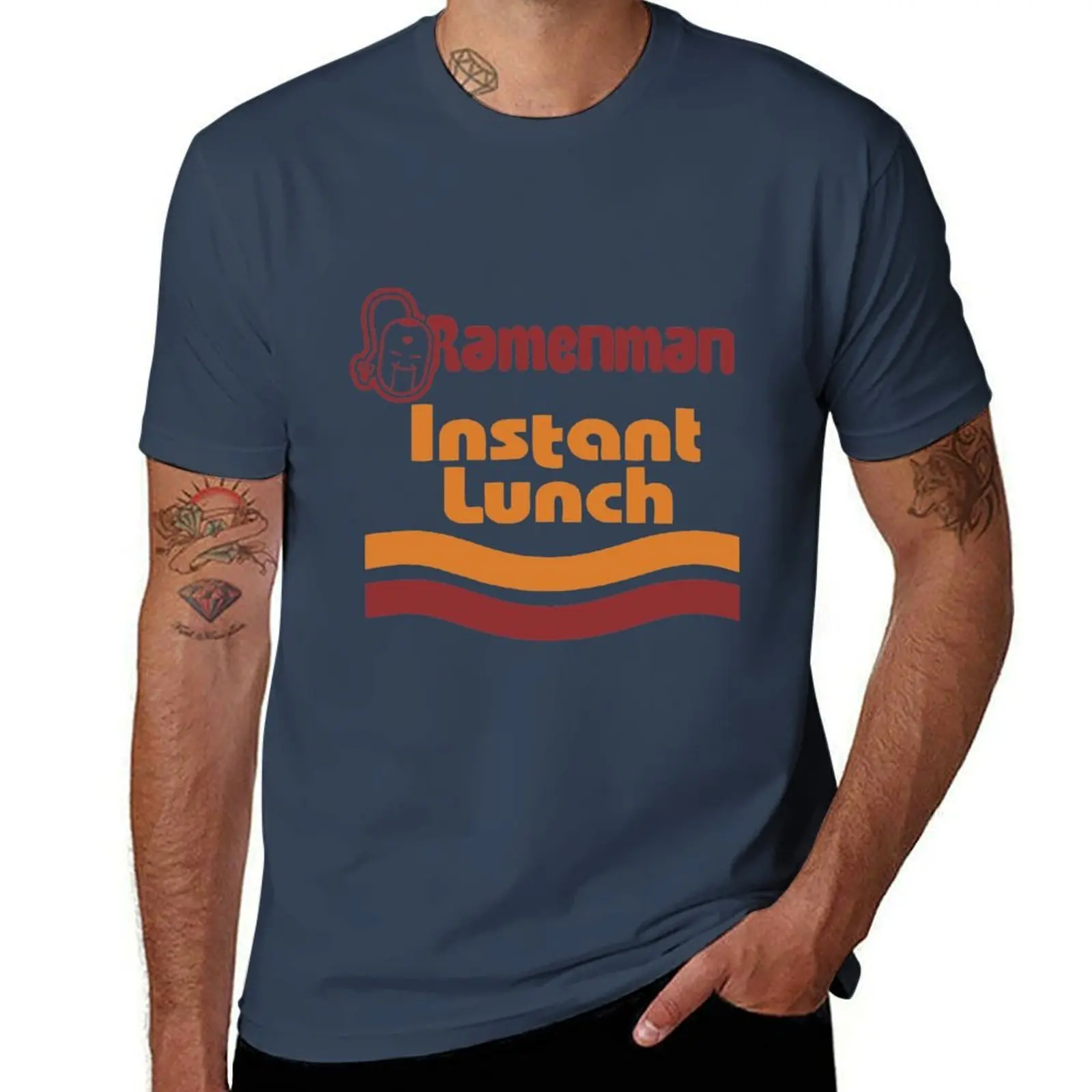 

Ramenman Instant Lunch T-Shirt t shirts cotton 100% t shirt men 100% cotton luxury brand T-Shirt