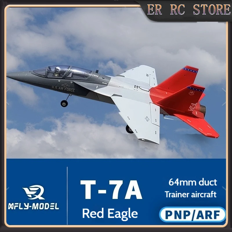 Xfly New Rc 64mm Duct Series T-7a Red Eagle Trainer Remote Control Model PNP 4S Electric Aircraft Model Toy Beginner Training