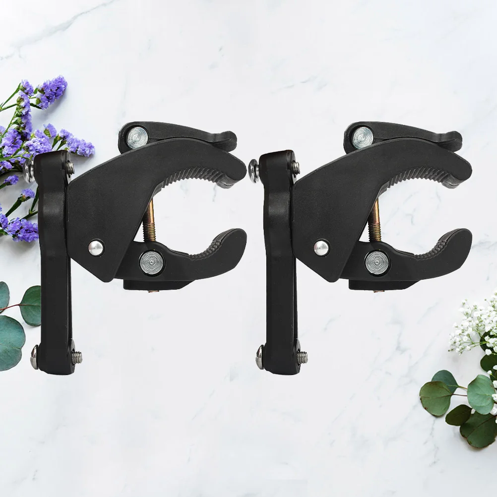 2Pcs Bike Bottle Holder Adapter Adjustable Quick Release Clamp 28-35Mm Handlebar Seat Tube Rotatable Water Cup Cage Bracket