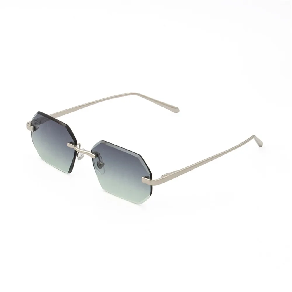 

Ultralight Multicolor Sun Glasses Vision Care Lightweight Frameless Sunglasses Vintage Fashion Men UV400 Eyewear Photography
