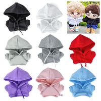 Handmade Hoodies Fashion Clothes For 1/12 BJD Dolls Top For 10cm Cotton Dolls Sweatshirt Outfits For 1/11 1/12 OB11