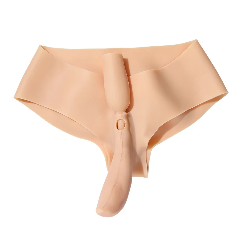 ONEFENG Gays Silicone Fake Vagina Labia Underwear  For Trans Crossdresser Transgender Shemale Drag-queen Cosplay