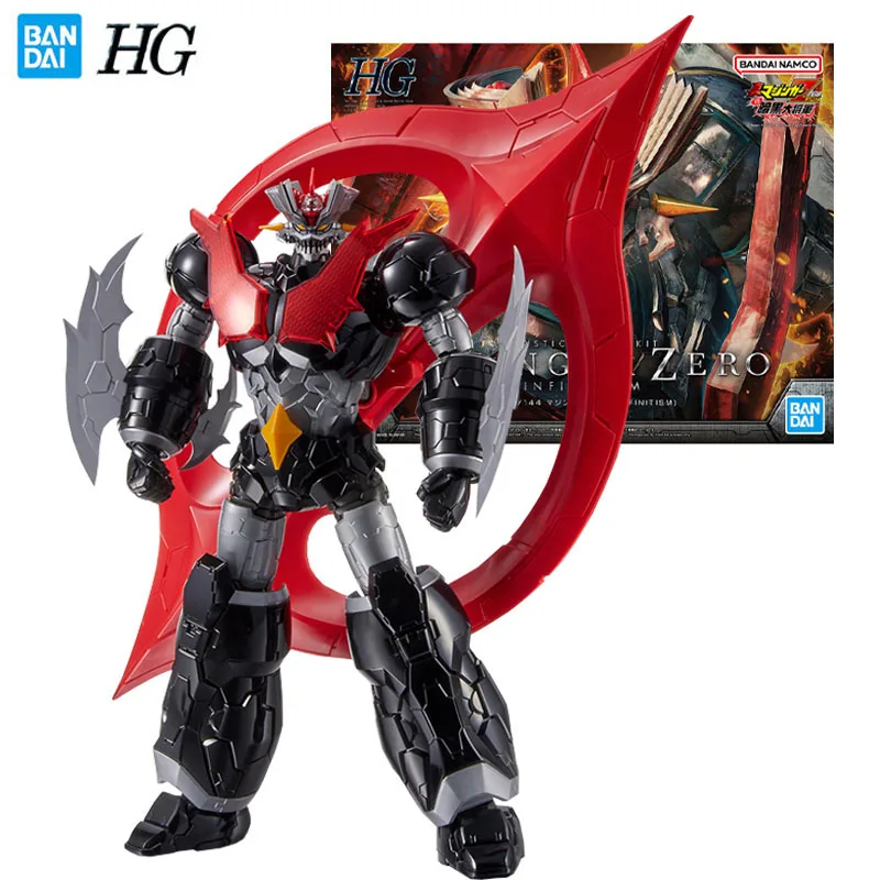 

Bandai Gundam Genuine Assemble The Model HG 1/144 Gundam True Demon God ZERO Dark General Collection Model Action Figure Toys