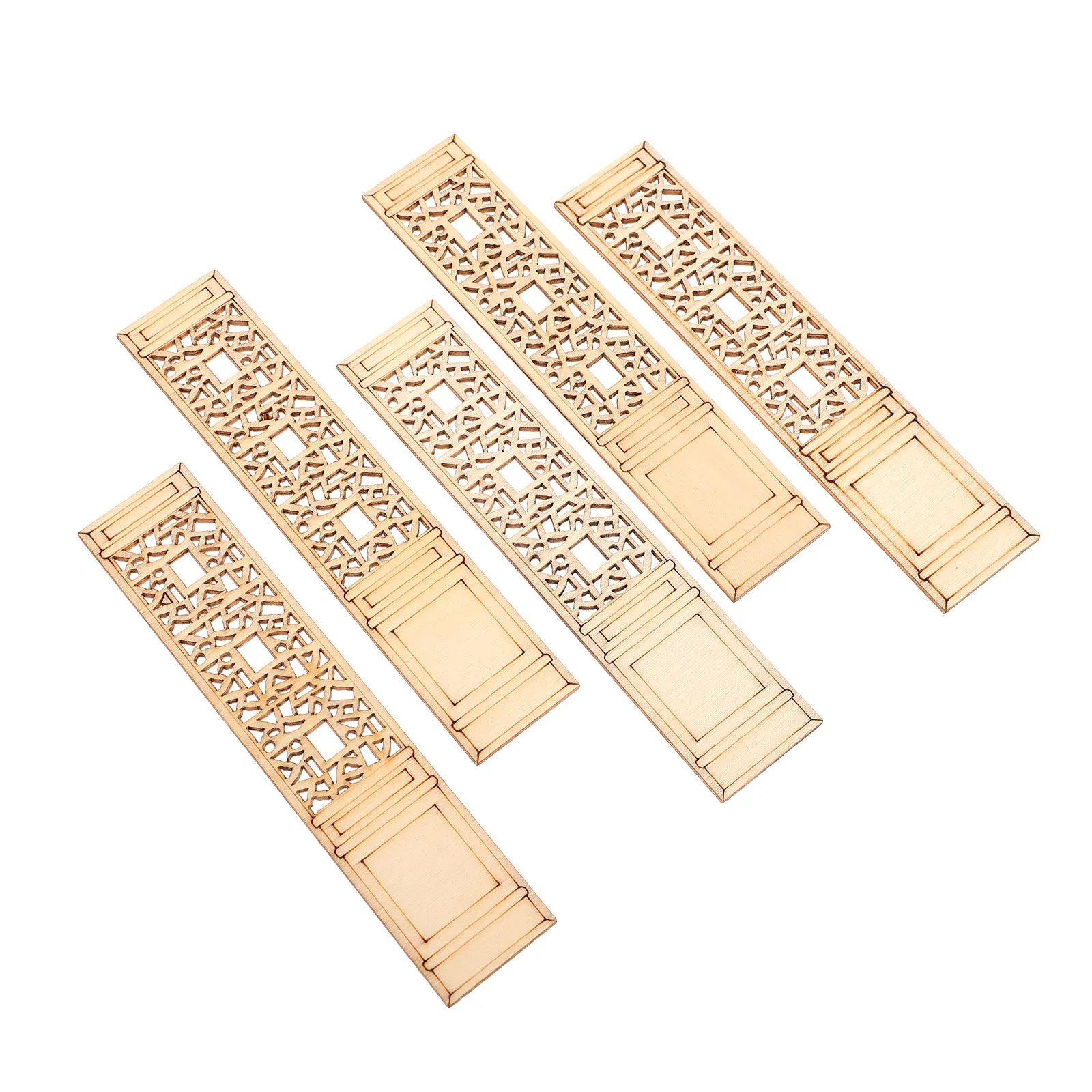 

Mini Wooden Door Window Ornament Blank Wood Slices For Diy Craft Painting Decorative Props School Party Gift