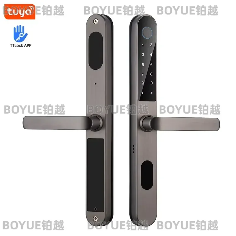 for Tuya TT Lock WiFi Smart Digital Sliding Door Lock 304 Stainless Steel Waterproof Electronic Cabinet Lock No Brand
