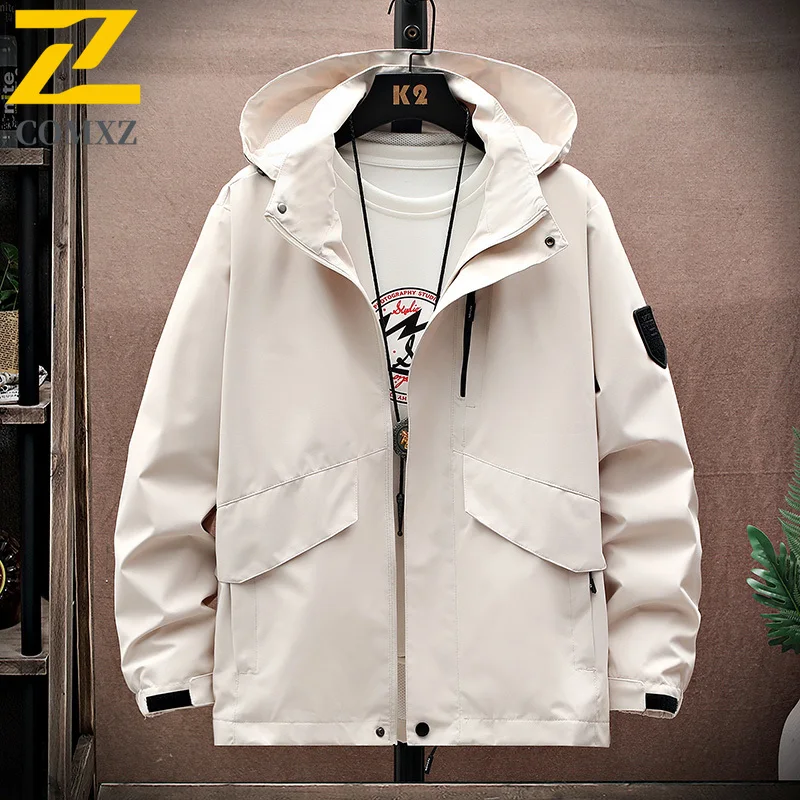 EiAO سترة واقية للزوجين غطاء محرك السيارة قابل للفصل مقاوم للرياح مقاوم للماء معطف خارجي أنيق للتنزه والتخييم والصيد ملابس عصرية 2025 #3