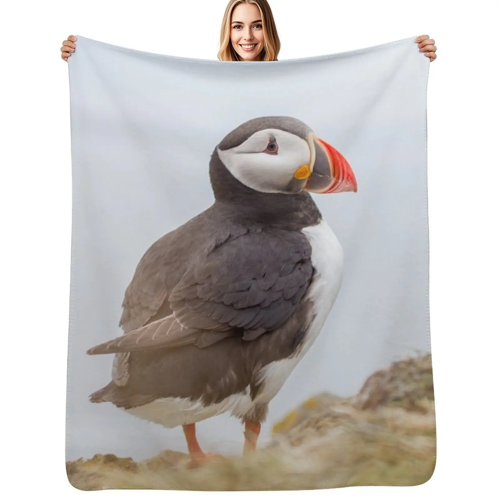 Atlantic Puffin #1 Throw Blanket manga Baby Beautifuls for sofa For Sofa Thin Cute Plaid Blankets