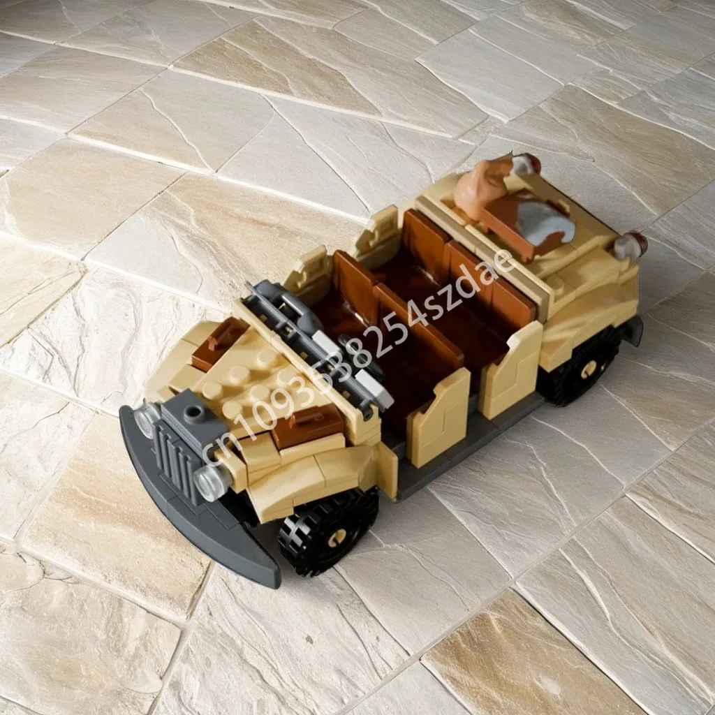 

206 шт. MOC EMV Troop Transport Индиана Джонсер, строительные блоки, креативная рождественская игрушка, подарок, креативная детская рождественская игрушка в подарок