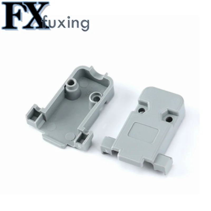 5/10Pcs Plastic Cover Housing Hood For D-SUB 9 Pin 2 Rows 2W2 2V2 DB9 Pin Serial RS232 connector