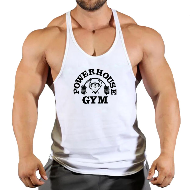 Fitness Clothing Gym T-shirts Suspenders Man Gym Top Men Sleeveless Sweatshirt Men\'s Clothes Stringer Vests Bodybuilding Shirt