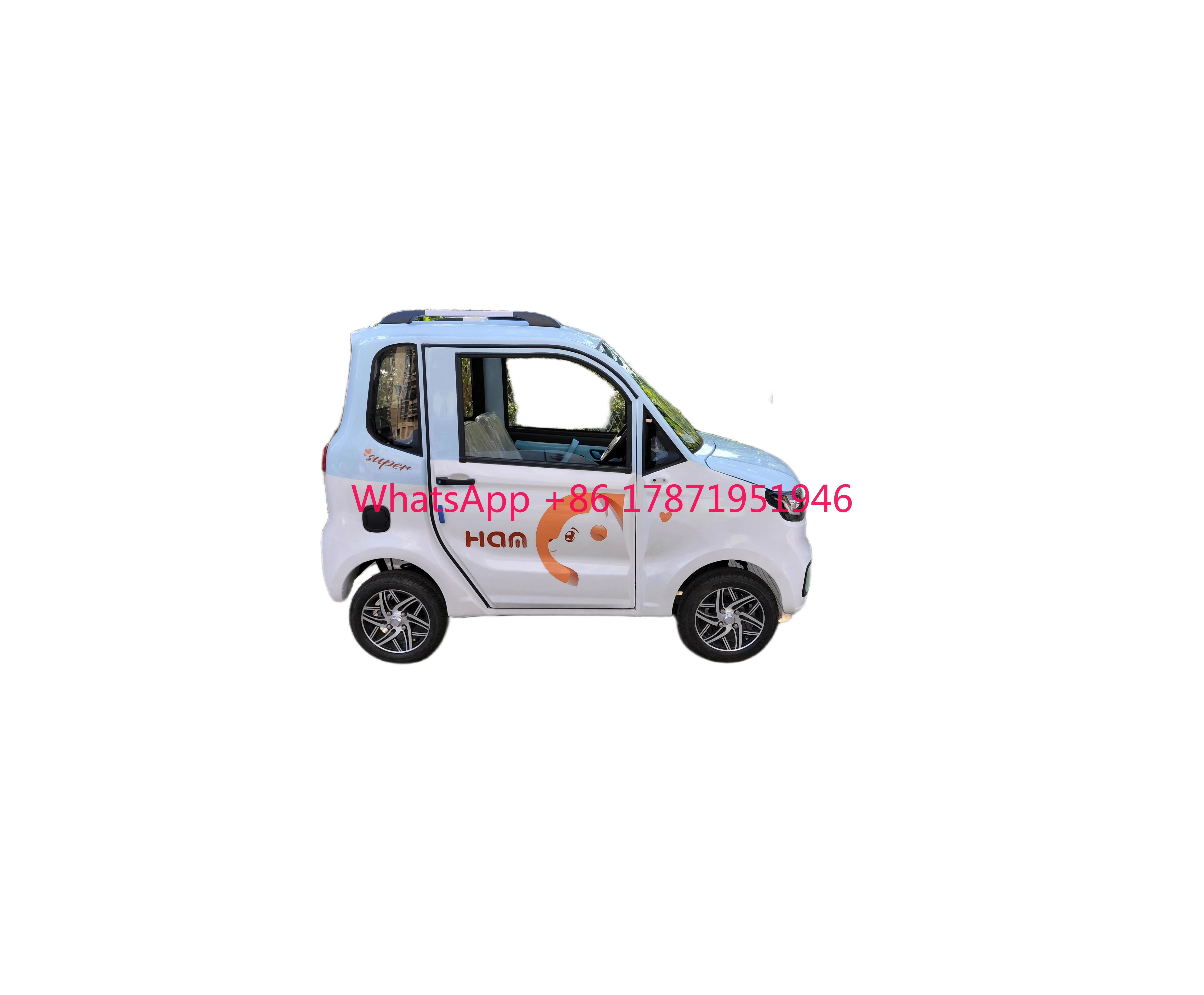 Chinese one person 4 wheel electric mini car with 4 seater without driving licence for adults