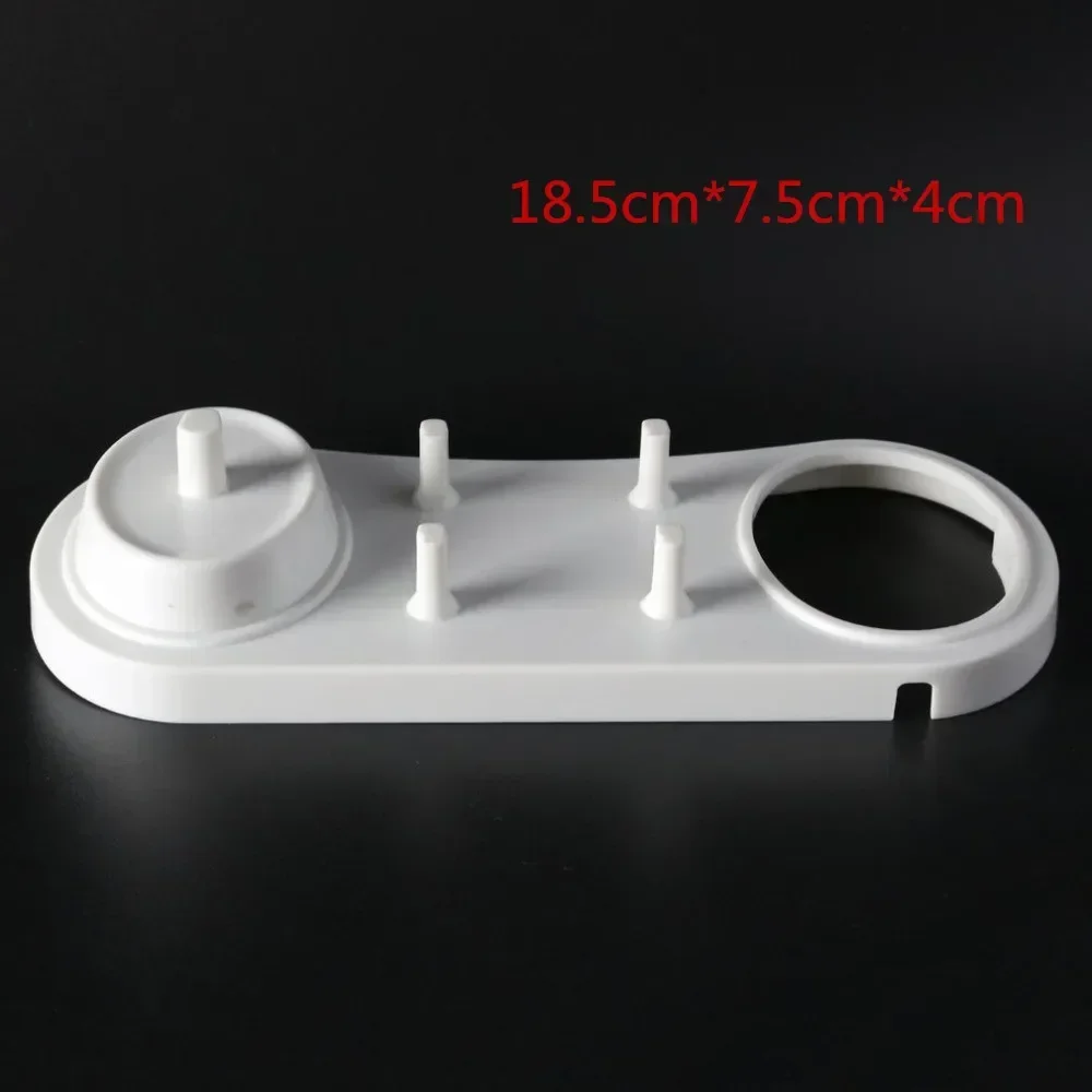 1Pc Electric Toothbrush Holder Fit Oral B Bathroom Tooth Brush Base Stand With Charger Hole Storage For Brush Heads