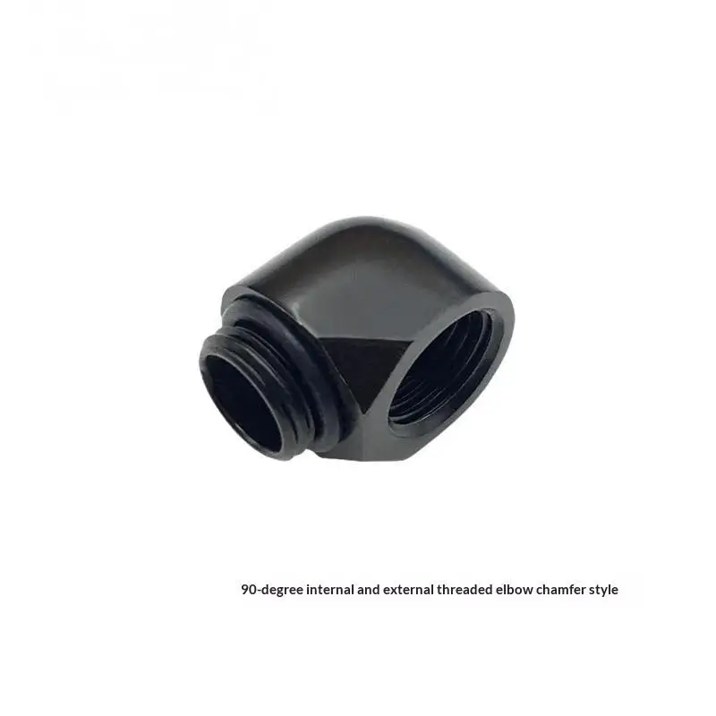 G1/4'' Thread 90 Degree Male To Female Thread Elbow Brass Fitting Leakproof Connector For PC Water Cooling System