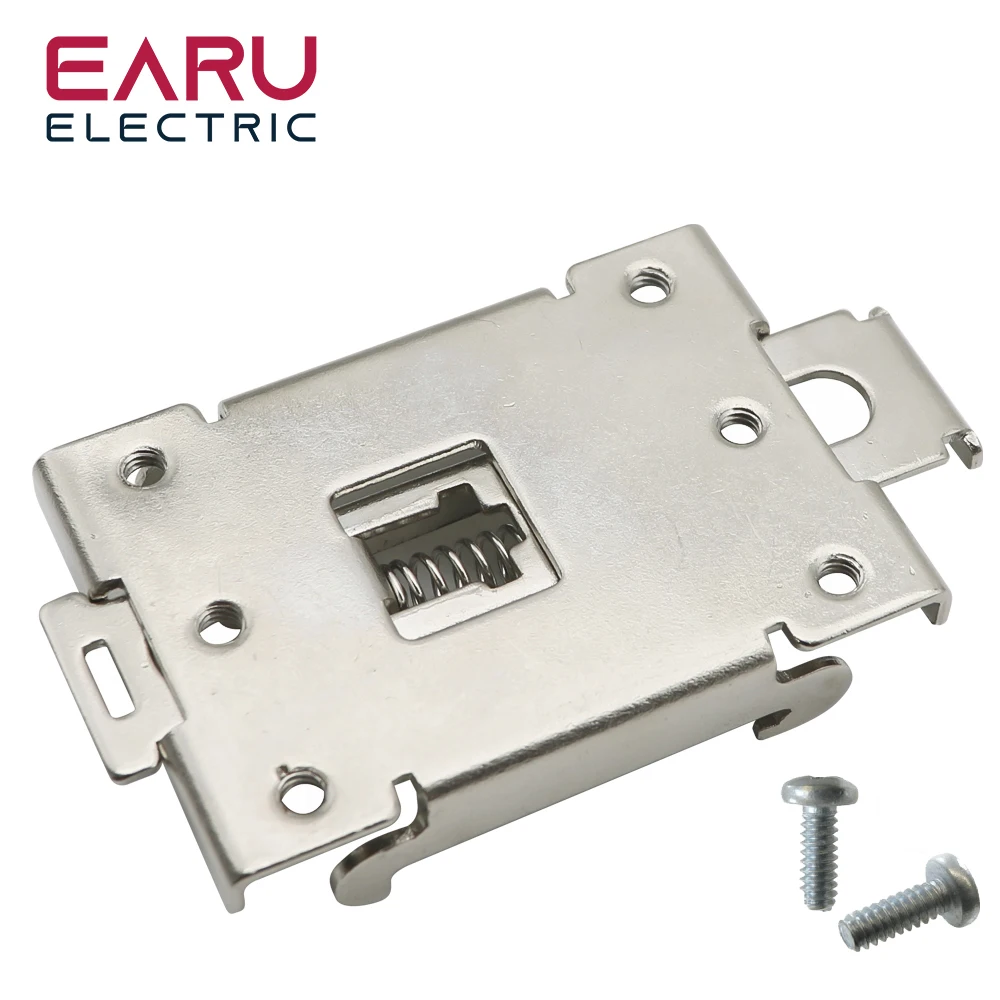 1Pcs Single Phase SSR 40DA 25DA AA DD 35MM DIN Rail Fixed Solid State Relay Clip Clamp R99-12 Relays Mounting Bracket Buckle