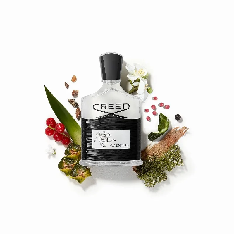 Creed Aventus Silver Mountain Water Eau de Parfum Spray 100ml Perfumes originales Perfume de feromonas duradero Colonia para maquillaje de hombre