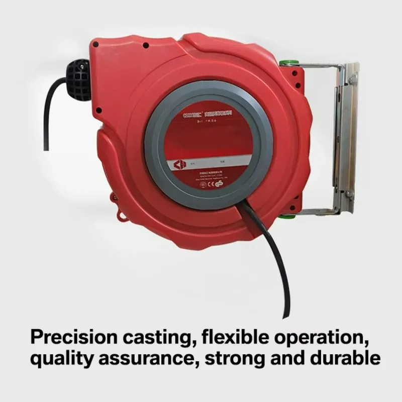 H-IE03 بكرة كابل المعدات الصناعية الأوتوماتيكية القابلة للسحب بطول 25 مترًا مع نهاية أنثى NEMA
