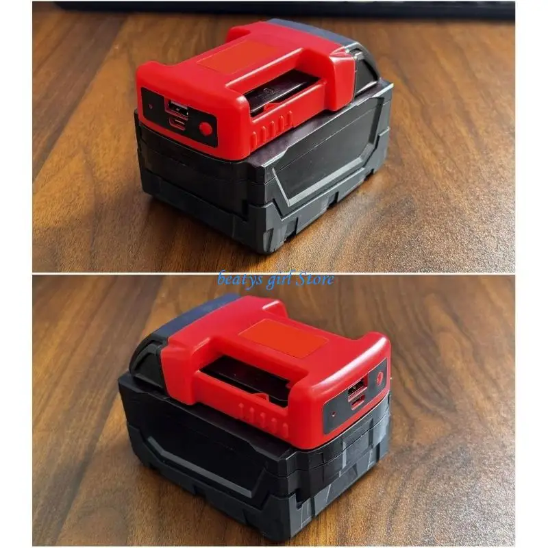 

C7AB Shock Resistant 18V Power Battery Converter With Double Charging Port And Easy Setups for 48-11-1862, 48-11-1850 Battery