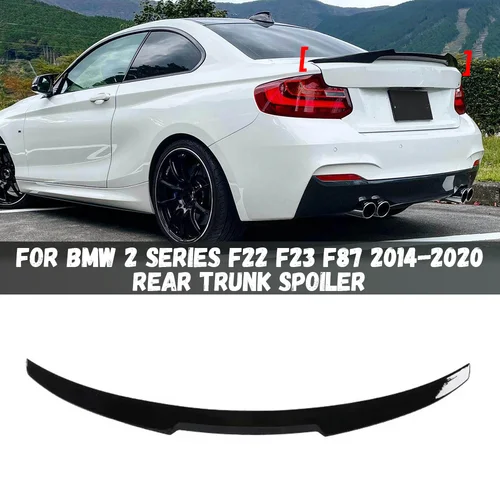 Para BMW Serie 2 F22 F23 F87 2014-2020 218i 220i 220d 228i M235i M240i alerón trasero tapa de ala trasera kits de carrocería sintonización