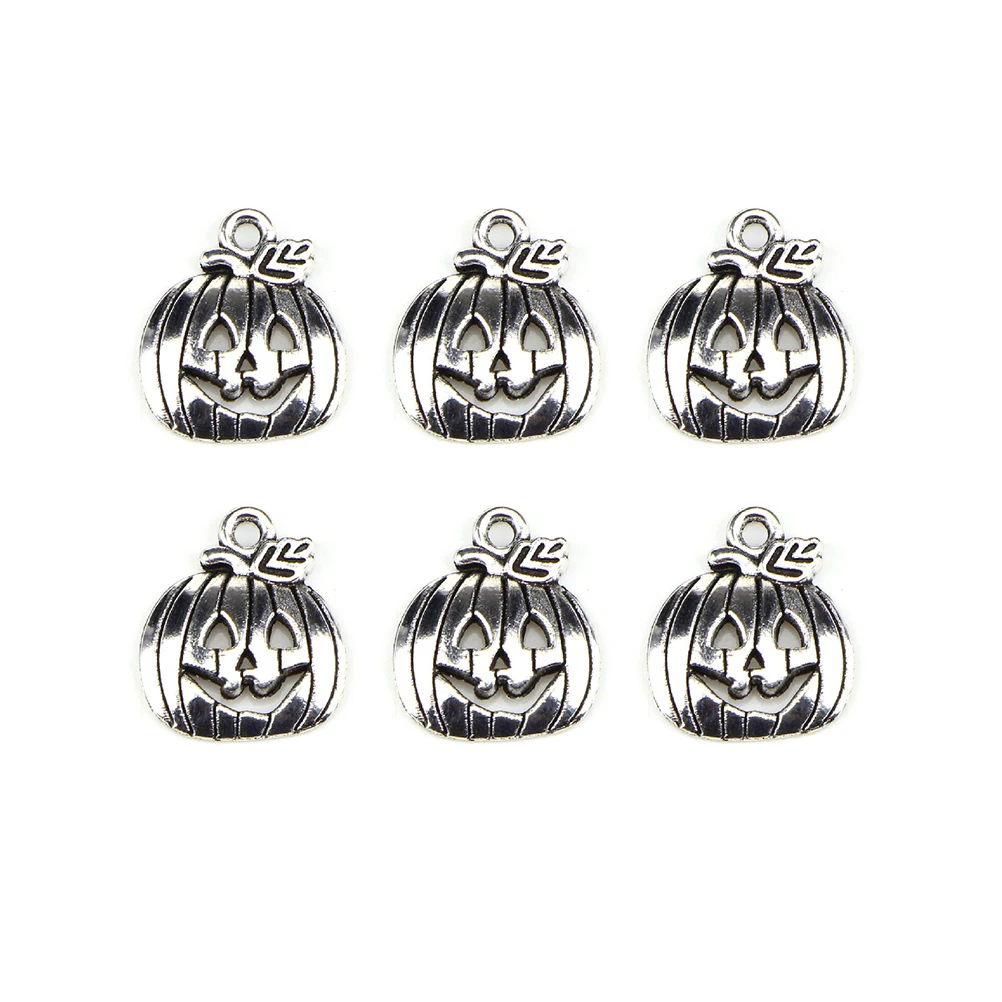 

10 Pcs Halloween Charms Pendant for Making Jewellery Pumpkin Jewelry Accessories