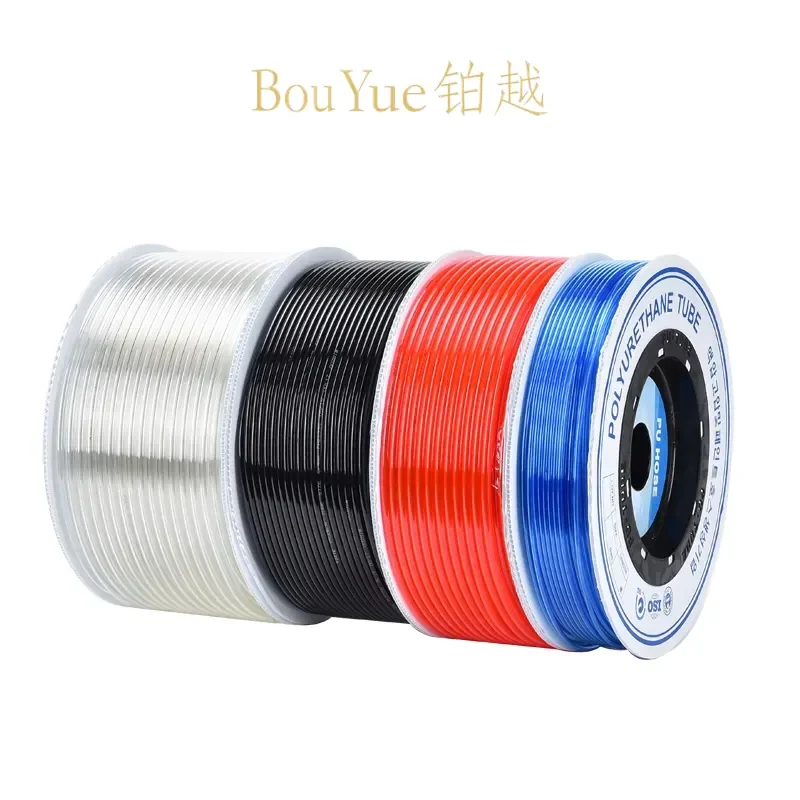 for Pneumatic High Performance PU Trachea Air Compressor Hose 8x5mm Transparent 6x4 10x6.5 12x8 16x12 Blue