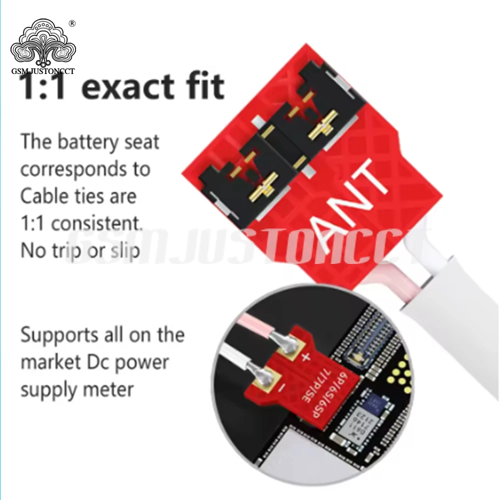 MaAnt M076 Power Boot Cable for IPhone 6-16Pro Max Series Current Test Motherboard Activation Repair Power Supply Boot Cable