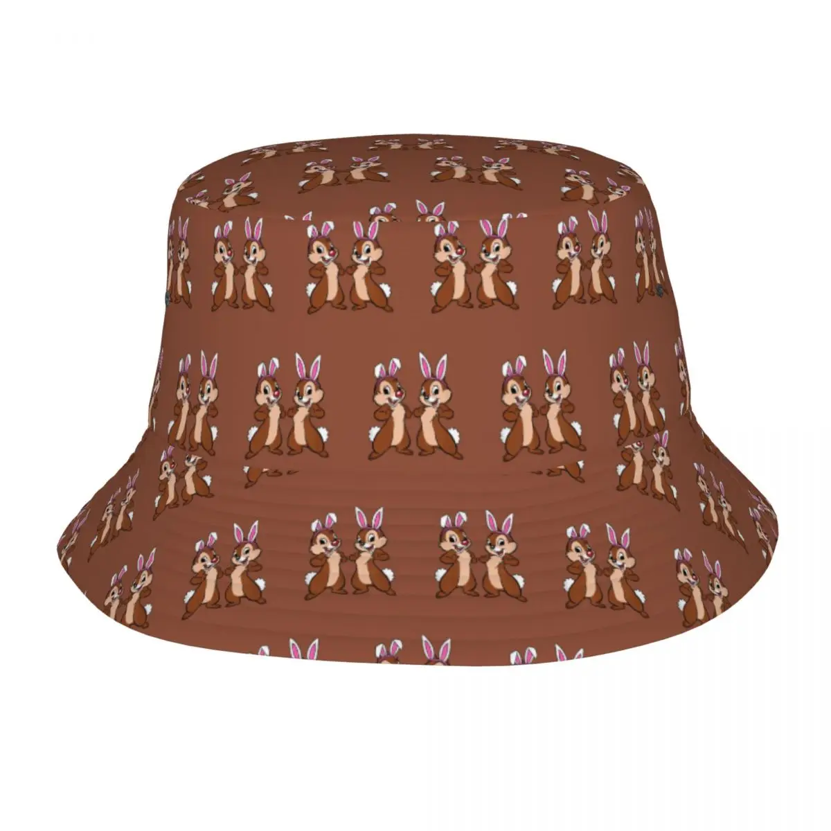 Chip 'n' Dale Spring Easter Bunny Ears Bob Hat for Men Vocation Sun Hat Trendy Packable for Outdoor Sport Fishing Cap Bob Hat