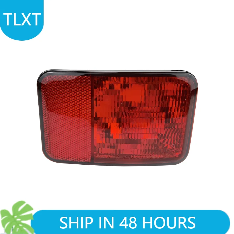 DECHO Rear Foglight For Jeep Wrangler 2007 08 09 10 11 12 13 14-2018 rear bumper foglight foglamp fog light fog lamp Brake light