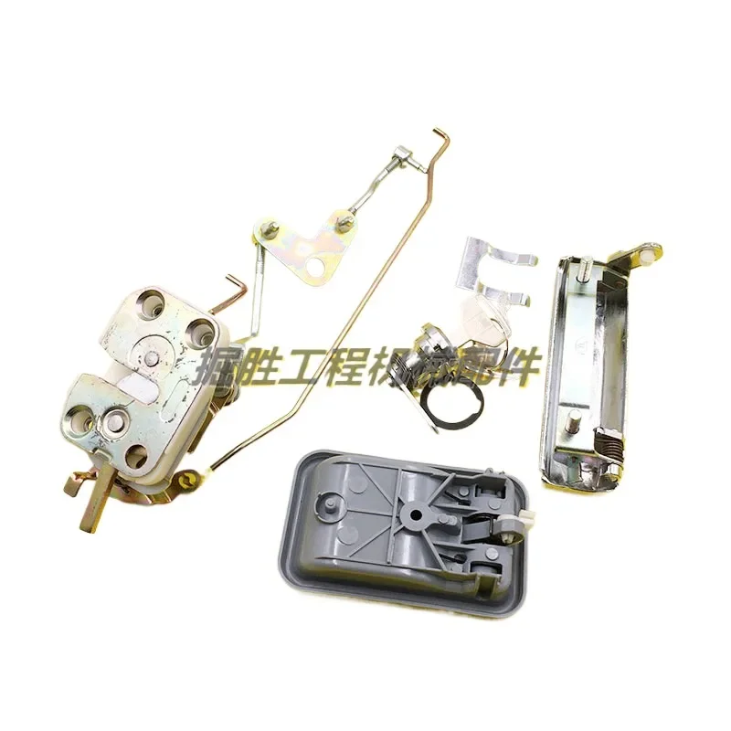 

For Kobelco SK100 120 200 5.5Door Lock Assembly Cab Car Door Lock Exterior Handle Lock Block Excavator Parts