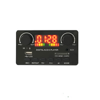 2*40W Bluetooth MP3 Decoder Board Amplifier MP3 Music Player Car FM Radio Module TF USB Microphone Record Handsfree Call 12V DC