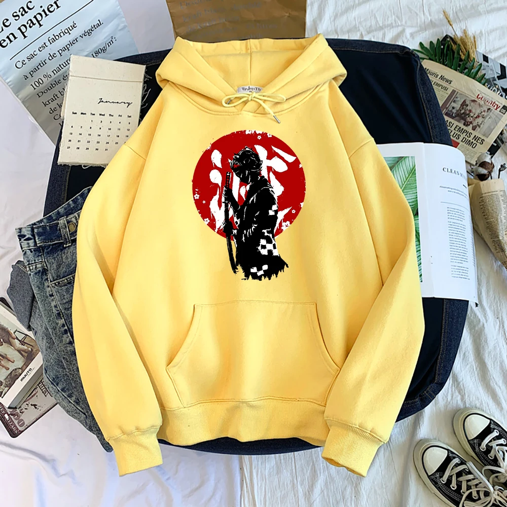 Demon Slayer Anime Kamado Tanjirou Men Hoodie Casual Hip Hop Sweatshirts Autumn Loose Tracksuit Fashion Fleece Clothes Men\'s