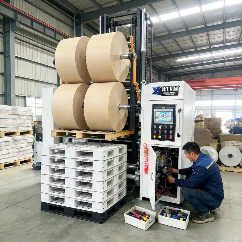 Great Variety Automatic Paper Slitting Auto Rewinding Machine Paper Cutting Machine
