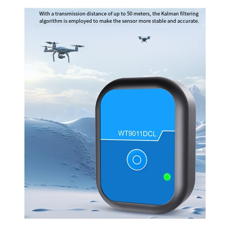 

PHILE-WT9011DCL-BT50 Bluetooth 5,0 акселерометр, гироскоп, электронный компас, датчик магнитометра диапазона 50 м