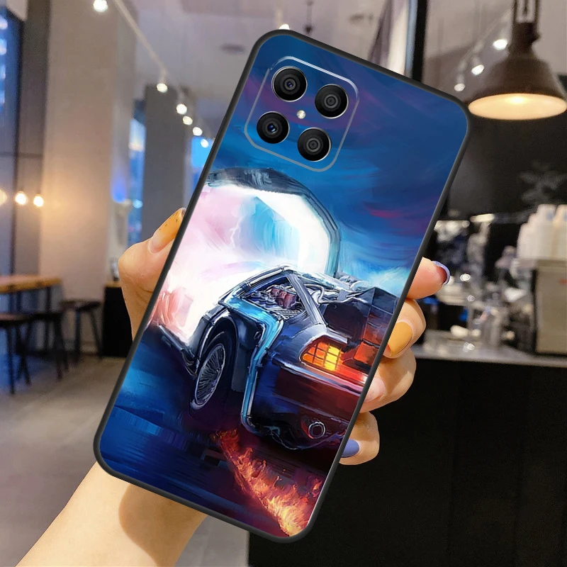 Etui Powrót do Przyszłości na Honor Magic 7 6 5 Pro, Pokrowiec na Honor X9c X9b X9a X8a X8b X9 50 70 90 400 200 Lite