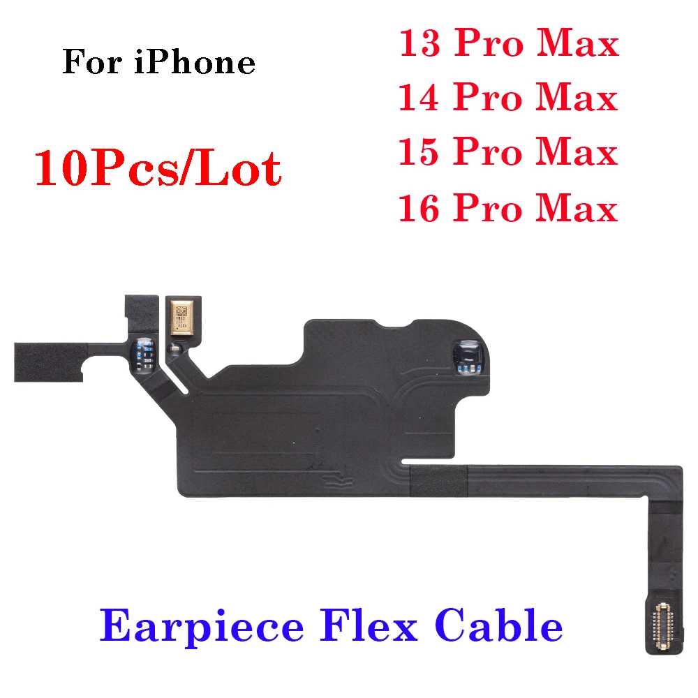 

Pop 10 шт./лот, передний верхний наушник, датчик приближения, гибкий кабель, запасные части для IPhone 13 14 15 16 Pro Max Plus Min