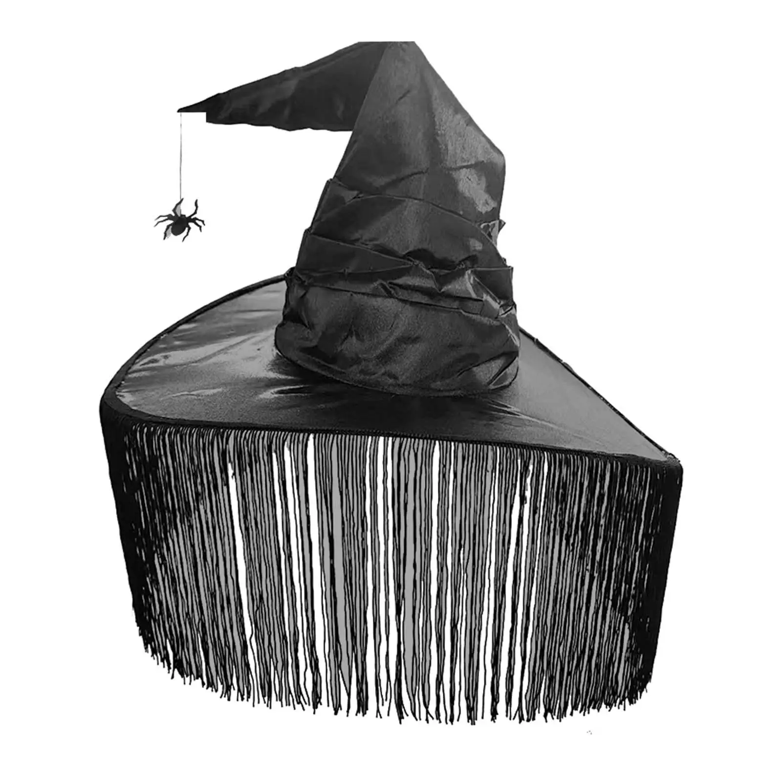 Witches Hat Halloween Party Wide Brim Pointed Hat Cap Accessory Party Favors