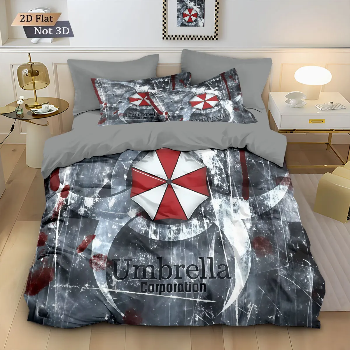 Gamer Zone Video Game Pattern Digital Printed Duvet Cover with Pillowcases Comforter Collection for Teen Boys Gaming Bedroom