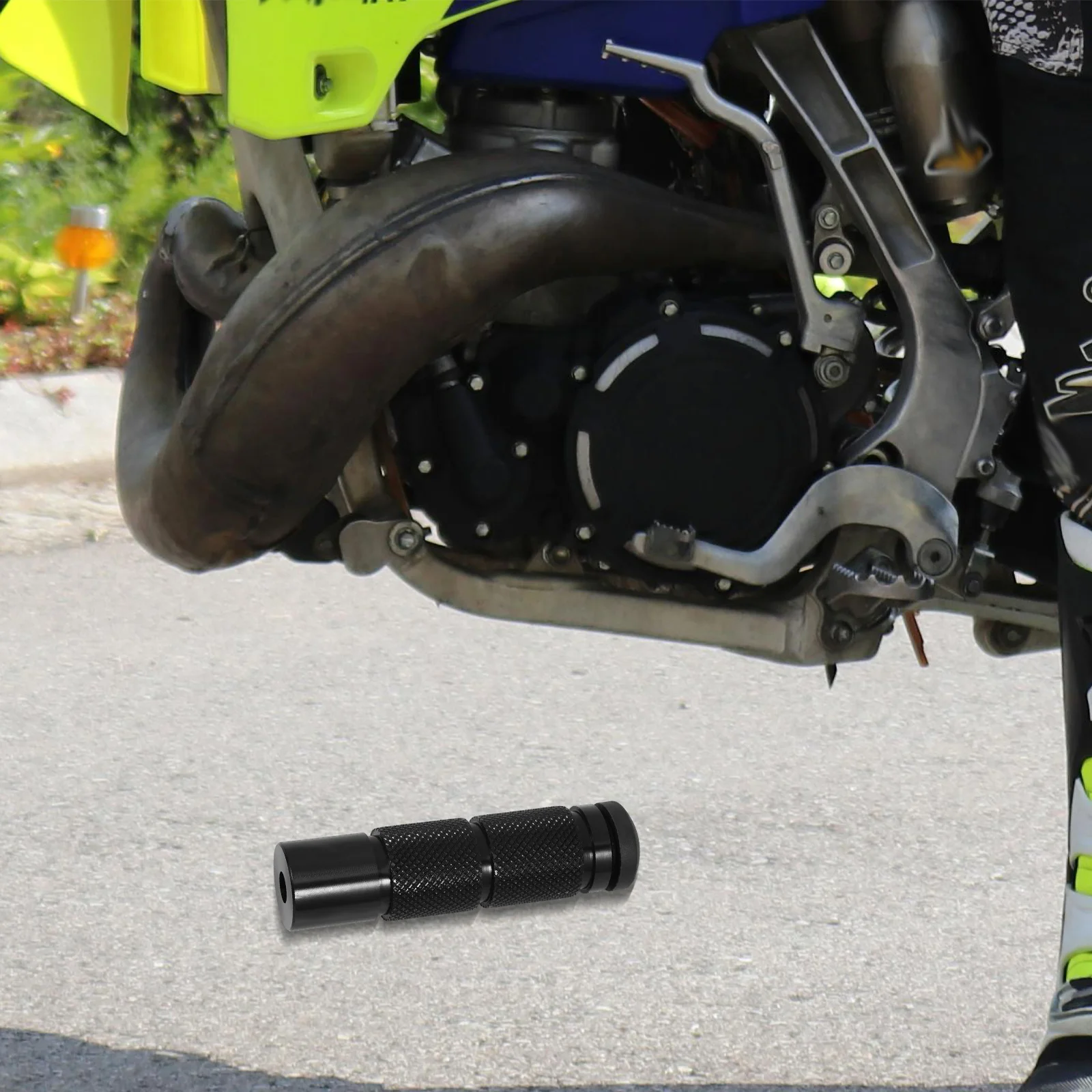 

2 Pcs Footrests Pedal Pegs Mount Motorcycle Motorbike Rear for Motorcycles Replace Metal