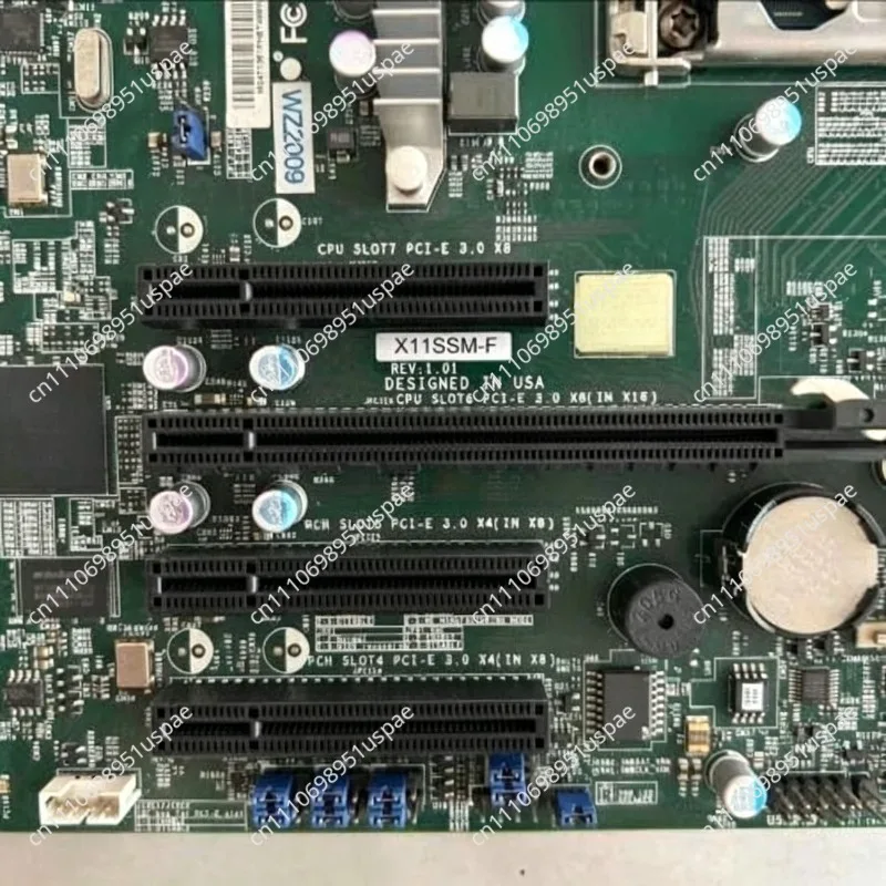95% New  E3 Server Motherboard X11SSM-F C23 LGA1151 Support  Memory for Industrial IPC Workstation