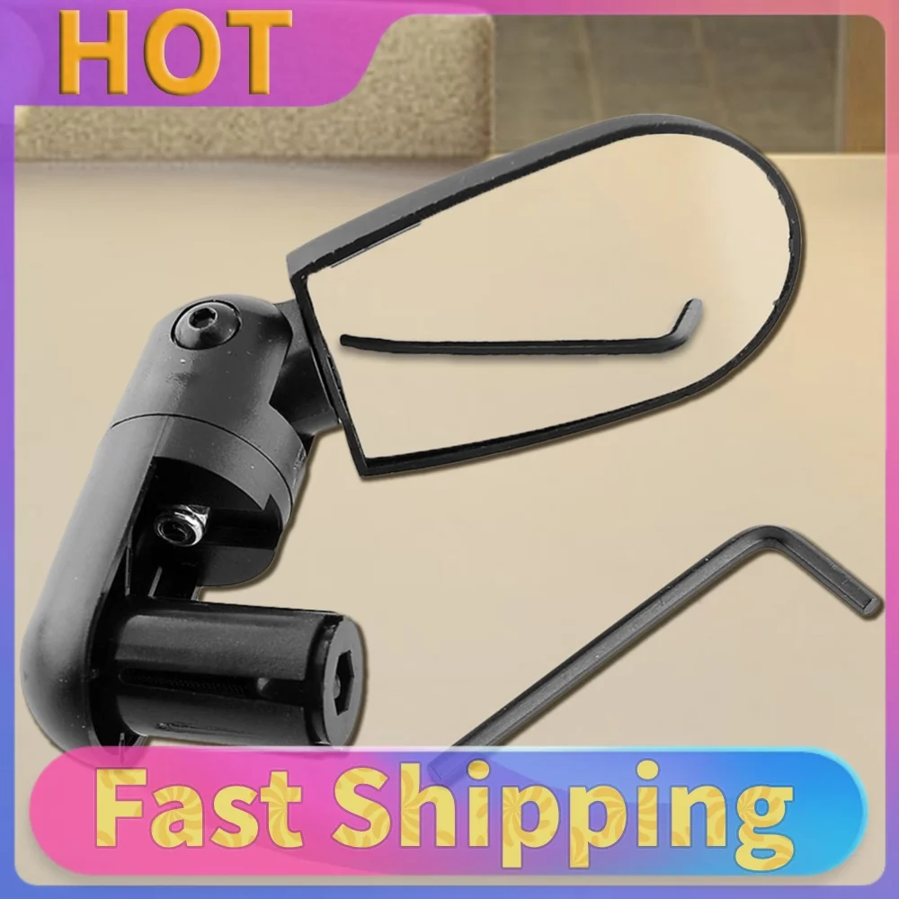 Bicycle Rearview Mirror Handlebar Bike Mirror Wide View Cycling Rear View Mirror Adjustable Angle Cycling Accessories