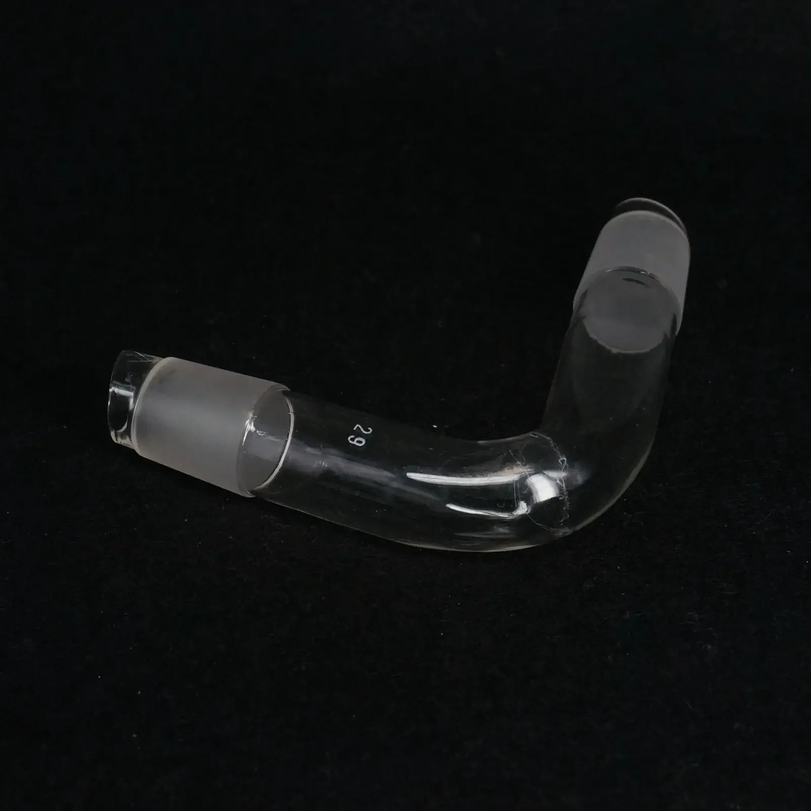 29/32 Stopper Kaca Distilasi Adaptor Penyulingan Kepala 75 Derajat Bend Labware