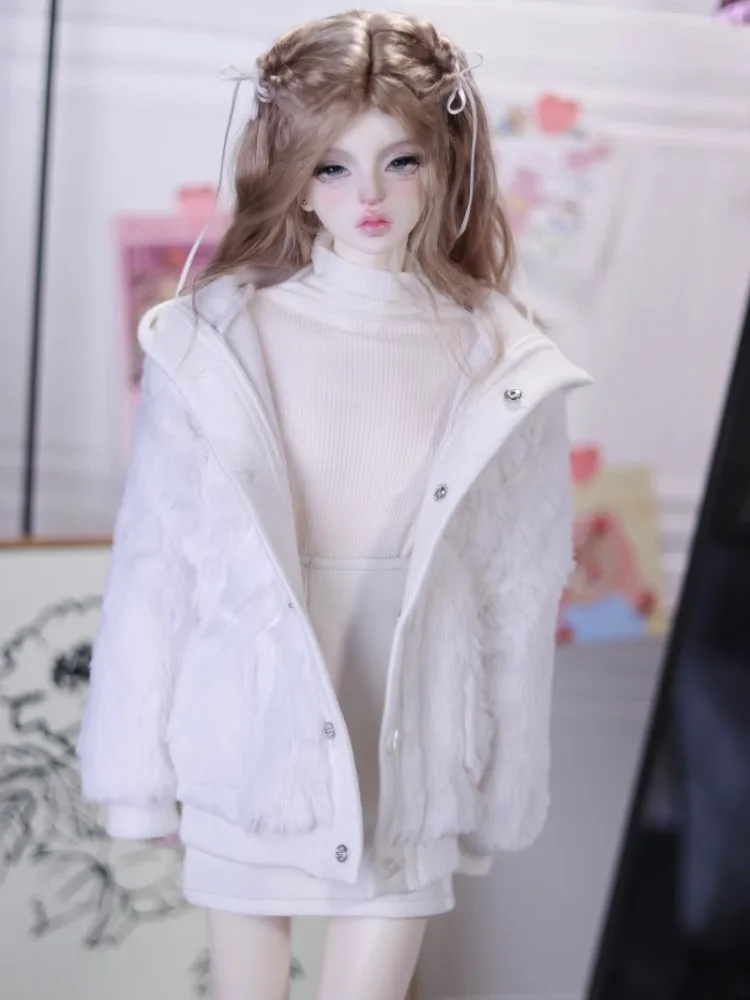 

1/3 BJD Doll Clothes For SD10 POPO68 Doll White Coat Skirt Shirt T-shirt Outfit Dolls Clothing Accessories